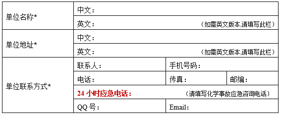 MSDS檢測報告