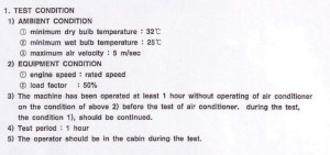 工程機(jī)械駕駛室內(nèi)空調(diào)測(cè)試